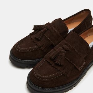Minka Chocolate Brown Suede - Image 4