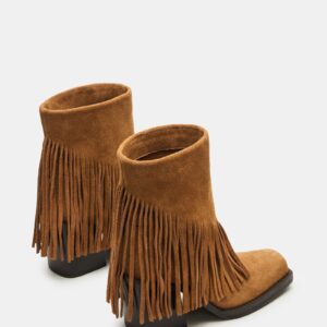Pia Fringe Chestnut Suede - Image 5