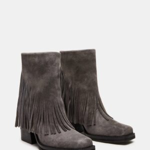 Pia Fringe Grey Suede - Image 2