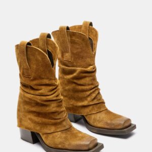 Pia Chestnut Suede - Image 2