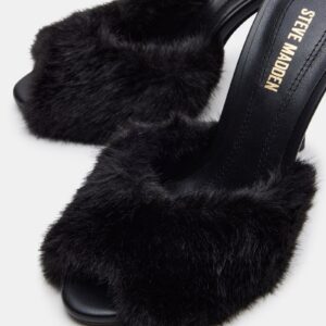 Priya Faux Fur Black - Image 4
