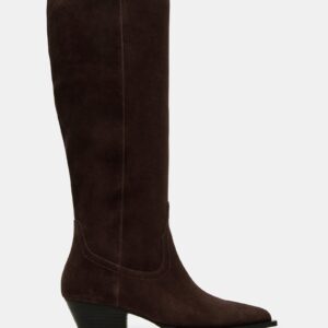 Rattle Chocolate Brown Suede - Image 1