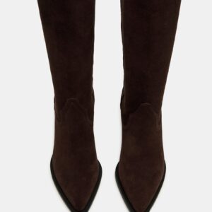 Rattle Chocolate Brown Suede - Image 4