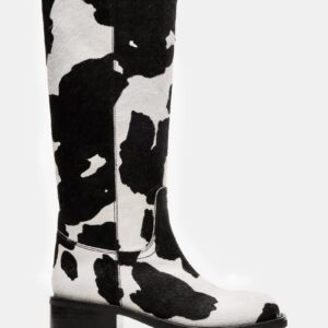 Riggs Black Cow Print - Image 1