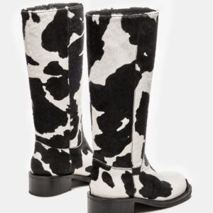 Riggs Black Cow Print - Image 5