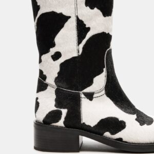 Riggs Black Cow Print - Image 3