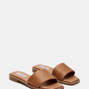 Sandra Woven Tan Leather - Image 3