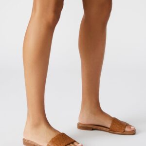 Sandra Woven Tan Leather - Image 2