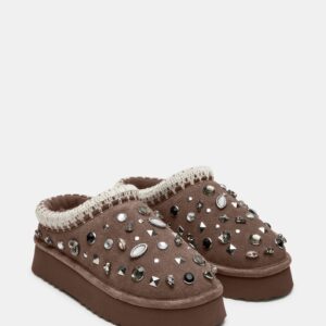 Selena Grey Suede Rhinestones - Image 3