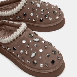 Selena Grey Suede Rhinestones - Image 4