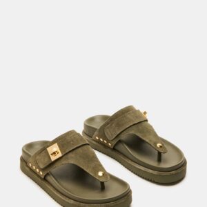 Thona Olive Suede - Image 2