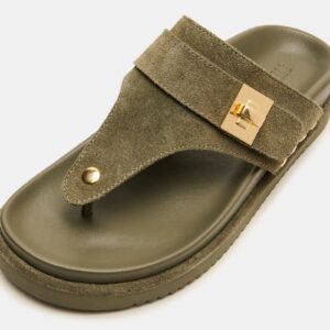 Thona Olive Suede - Image 3