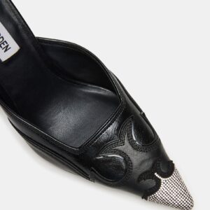 Thorin Black Leather Rhinestones - Image 3