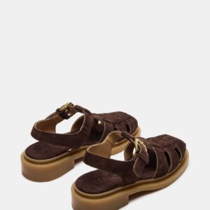 Tope Chocolate Brown Suede - Image 5
