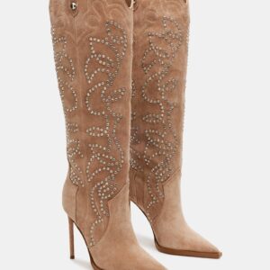 Tyrant Taupe Suede Rhinestones - Image 3