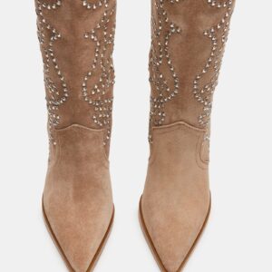 Tyrant Taupe Suede Rhinestones - Image 5