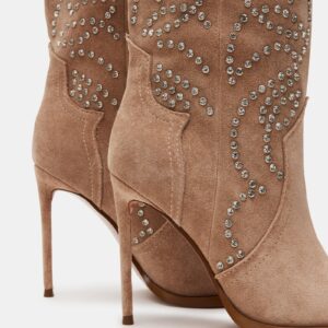 Tyrant Taupe Suede Rhinestones - Image 4