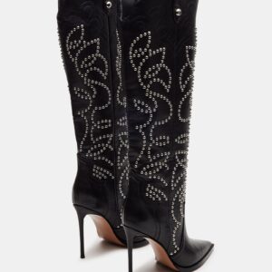 Tyrant Black Leather Studs - Image 6