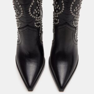 Tyrant Black Leather Studs - Image 5