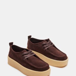 Wayland Chocolate Brown Suede - Image 2