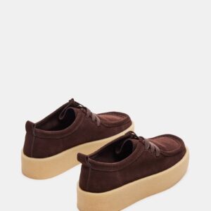 Wayland Chocolate Brown Suede - Image 8