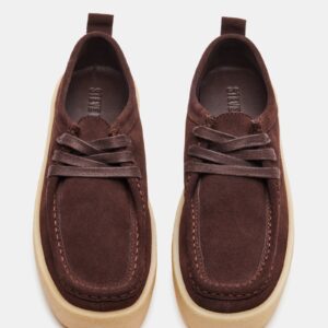 Wayland Chocolate Brown Suede - Image 6
