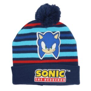 Sonic Hat with embroidery and pompom - Image 3