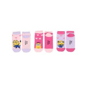 Minions 3-Pack Sneacker Socks - Image 1