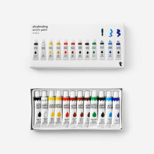 Acrylic Paint - 12 pcs