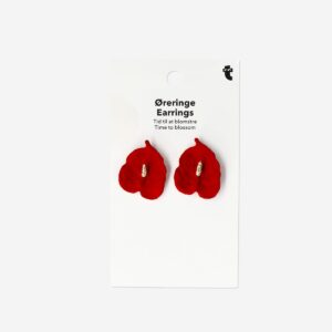 Anthurium earrings