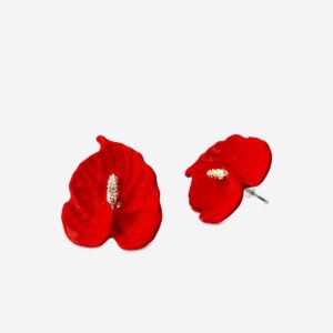 Anthurium earrings - Image 3
