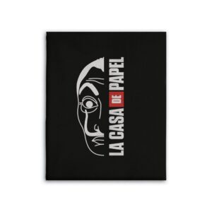 La Casa de Papel Fleece blanket - Black