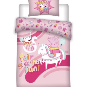 Peppa Pig duvet cover Fair ground fun !