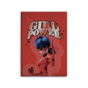 Miraculous Ladybug character fleece blanket Girl Power