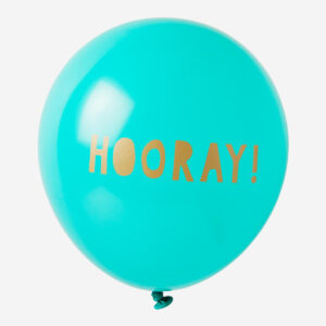 Hooray balloons - 6 pcs - Image 2