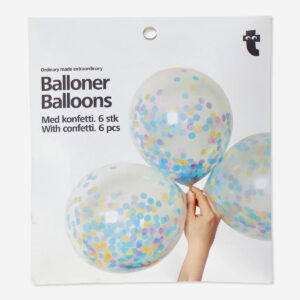 Balloons with confetti. 6 pcs - Image 3