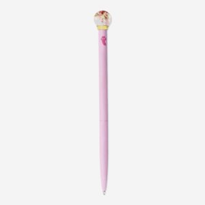 Ballpoint pen with flower topper