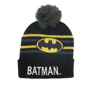 Batman Hat with Pompom - Black / Grey - Image 2