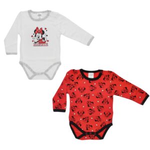 Minnie Mouse 2 Pack baby bodysuits