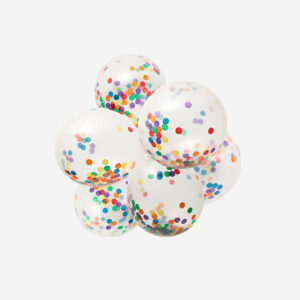 Big balloons with confetti - 6 pcs - Image 3