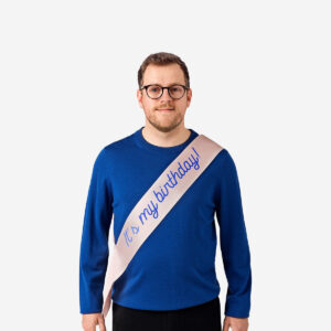 Birthday sash - Image 1