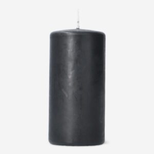 Black Pillar Candle - 14 cm - Image 2