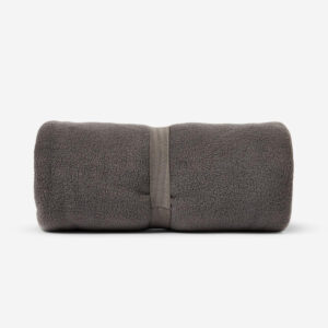 Grey fleece blanket - 130x180 cm - Image 1