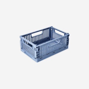 Blue collapsible storage box - Large