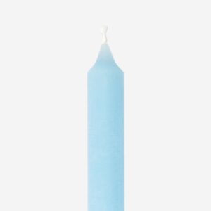 Blue dinner candle - 24 cm - Image 3