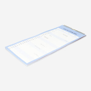 Blue Monthly Wall Calendar - English - Image 2