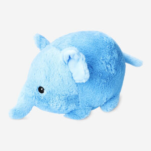 Blue plush elephant