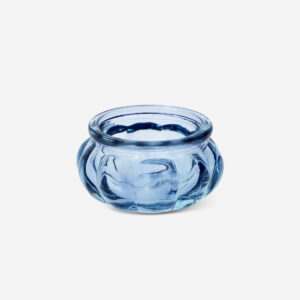 Blue tealight holder - 6 cm - Image 1