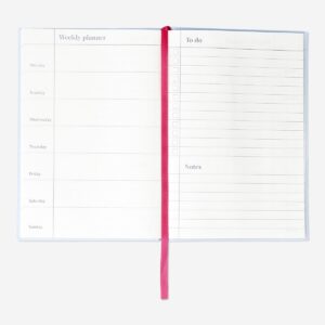 Blue weekly planner notebook - Image 3