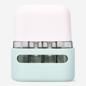 Bottles for travel in case with lid - 4 pcs - Image 2